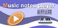 Music Notes Player, Vocal accompaniament, Voice Lessons